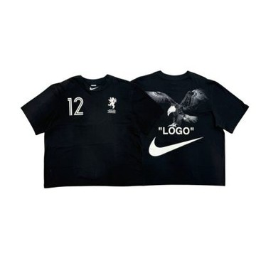OFF White x Nike Logo Black Tee 世足老鷹 短袖 黑 AJ2239-010