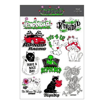 RIPNDIP STICKER SHEET 貼紙組 中指貓 台灣總代理-ALL