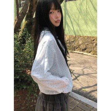 Codibook｜韓國 wonderwonder 花卉綁帶防風外套［預購］夾克 女裝