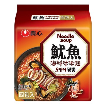 NONGSHIM 農心 魷魚海鮮味湯麵 124g  4包