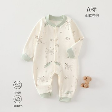 嬰兒衣服a類秋冬男女寶寶連體衣舒絨棉長袖新生兒服裝安陽嬰童裝鑫弘-萌寶童裝可開發票