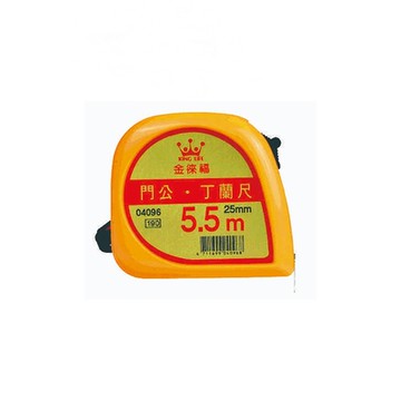 徠福 彩色 5.5M 門公 丁蘭 捲尺 25m/m 文公 /個 NO.4096