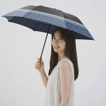 didyda 安全不回彈自動傘 防風抗UV超輕量省力設計 雨傘 防曬傘 (波光)