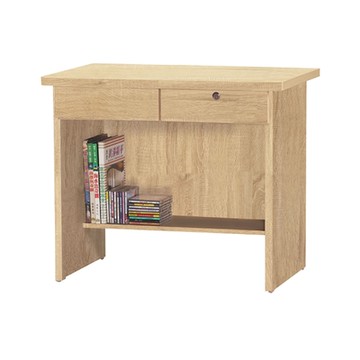 Boden-凱納3尺二抽書桌組/兒童學習書桌/學生書桌/工作桌(三色可選)-90x58x76cm