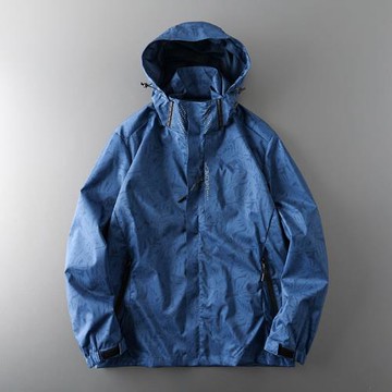 沖鋒衣外套男戶外春秋季防風防水美式風衣外貿男裝男士運動夾克