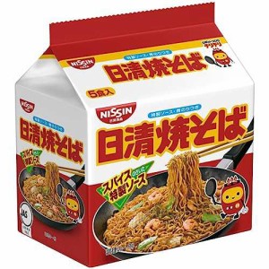 日清食品 焼そば 5食パック 500g×6パック (食品 袋麺 インスタント)