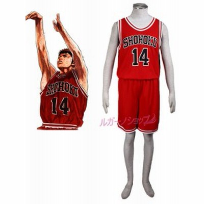 超経典 Slam Dunk スラムダンク 湘北高校 三井 寿 背番号14 ユニフォーム レッド コスプレ衣装 Cosplay コスチューム 通販 Lineポイント最大1 0 Get Lineショッピング