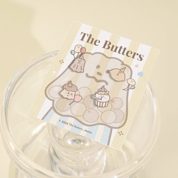 奶油家族奶油麵包系列-造型耳環組-扭蛋機款