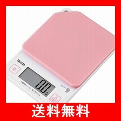 タニタ デジタルクッキングスケール ストロベリーピンク KJ-114-PK