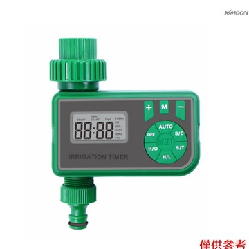 智能灌溉定時器 自動澆花定時器 園藝灌溉定時器 多功能定時灌溉控制器 超大液晶顯示屏 手動/自動模式可調 支持澆水時間/