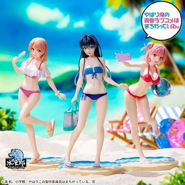 🌀日版客🌀日版 果然我的青春戀愛喜劇搞錯了 SEGA 由比濱結衣 雪之下雪乃 一色伊呂波 Luminasta 泳裝 公仔