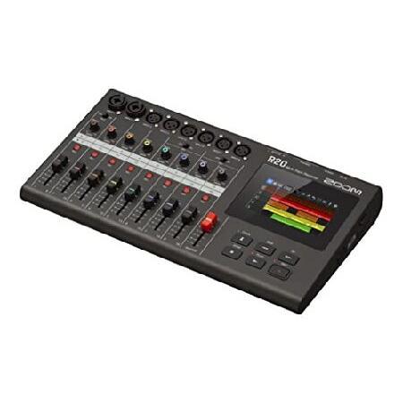 Zoom R20 マルチトラック卓上レコーダー タッチスクリーン オンボード編集 16トラック XLR入力6個 コンボ入力2個 エフェクト シンセ ドラムループ（並行輸入品）