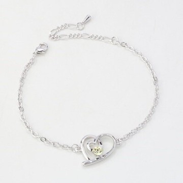 925純銀手鍊 水晶手環-經典個性繽紛閃耀生日情人節禮物女飾品8色73jr44【獨家進口】【米蘭精品】