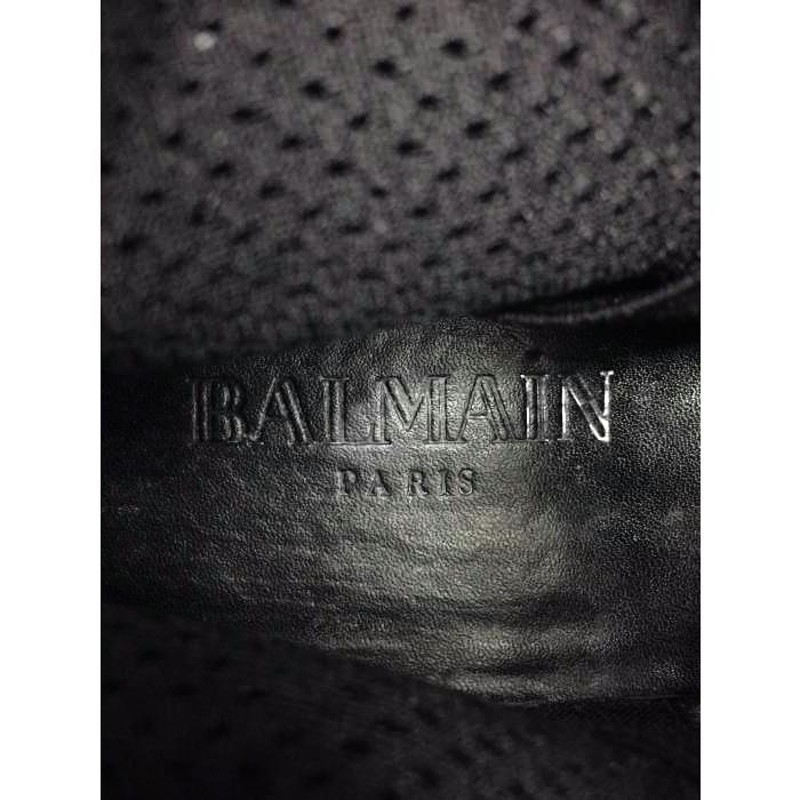 BALMAIN(バルマン) センタージップ スエードブーツ メンズ EUR：41