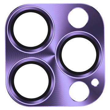 TOTU 拓途 鎧甲系列 鋁合金一體式鋼化玻璃膜鏡頭保護貼 紫色  iPhone 14 Pro / 14 Pro Max  1個