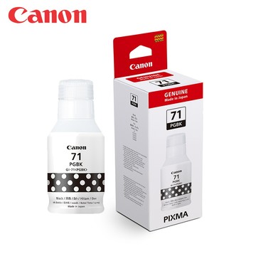 【蝦皮直營】Canon GI-71BK 原廠連供黑色墨水 廠商直送