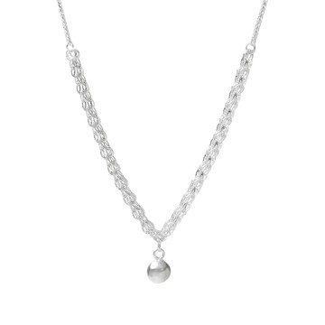 [純銀] 晨曦之露鎖骨鍊 / Dawn Dew Necklace
