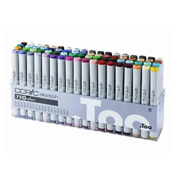 精品文具推薦 COPIC sketch 第二代麥克筆 72 Color 72色 B色系 盒裝 /盒 (原廠公司貨)