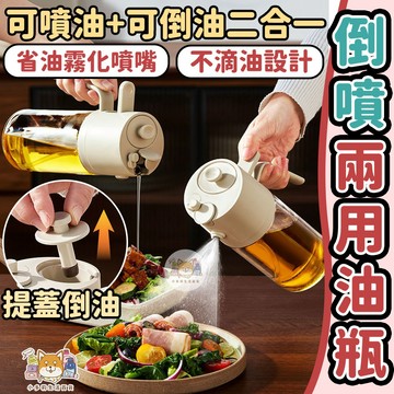 [倒噴兩用油瓶 提蓋款 隔日到貨] 噴油瓶 倒噴兩用油瓶 油壺 油瓶 噴油罐