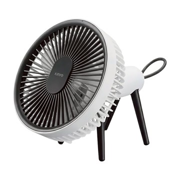 Kinyo 無線遙控充電風扇 220 x 183 x 210mm 486g  UF-7075  黑羊 黑色 + 白色