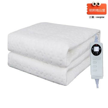 【雙區獨立溫控】電熱毯 雙人電熱毯 加熱毯 暖身毯 智能定時 安全防過熱 雙人床家用 母嬰經期暖宮