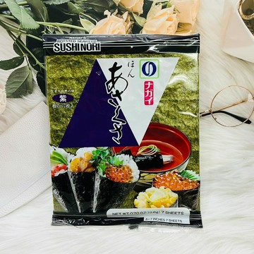 日本 本淺草 紫海苔 7枚入 壽司海苔 手捲海苔 海苔片｜全店$199免運