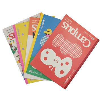 KOKUYO 國譽 Campus x TYAKASHA 點線U罫筆記本 Set 5 B5尺寸 8mm間距 40頁 日本進口紙  側面裝訂  1組