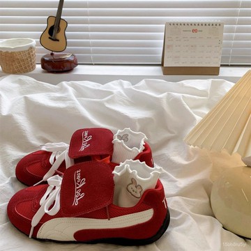 🔥台灣出貨🔥🎀高顔值超輕透氣平底德訓闆鞋情侶運動休閒阿甘鞋潮單鞋子懶包頭鞋子/半託拖鞋 透氣防臭運動鞋 韓版低幫