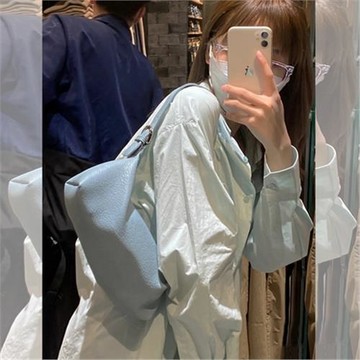LOSEA 百搭軟皮腋下包法棍包單肩斜挎包時尚女包小包包2026新款潮