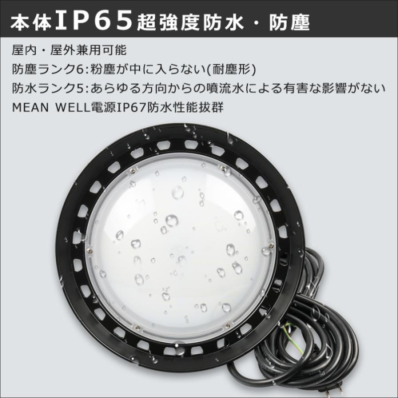 UFO型 LED投光器 屋外 LED高天井灯 150W 30000lm 高天井用LED 照明