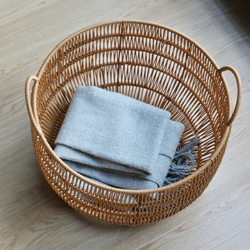 臟衣籃洗衣籃臟衣服收納筐家用衣簍裝衣服仿藤編籃臟衣簍收納神器