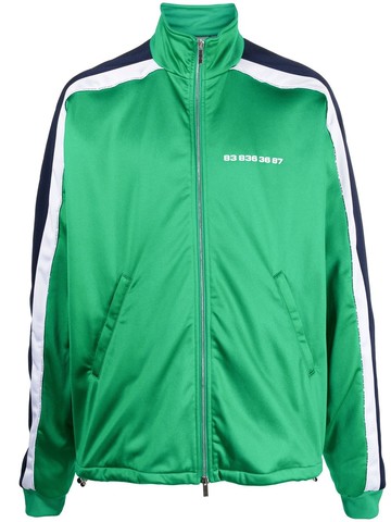 VTMNTS - side-stripe track jacket - men - Polyamide/Polyamide/Polyester - L - Green