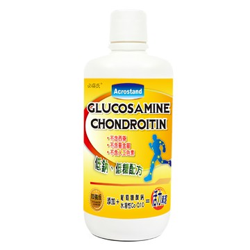 必盛氏 真固立葡萄糖胺液  液態配方  含2000mg葡萄糖胺  低鈉低糖配方  1L  1瓶