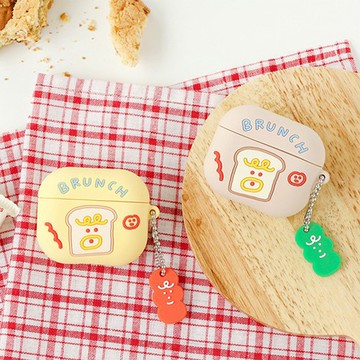 Romane Brunch Brother 繪畫吐司 AirPods 3 矽膠保護套
