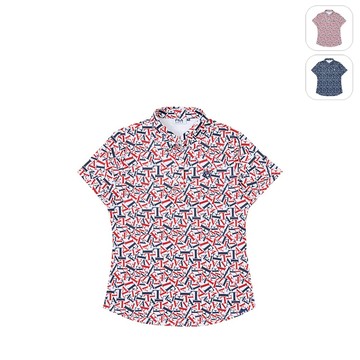 【FILA】女性 Golf 高爾夫 短袖POLO衫-紅色 5POZ-2814-RD