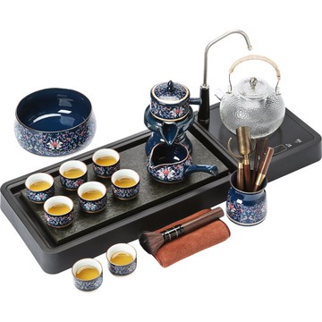 遠舍日式功夫茶具烏金石茶盤套裝家用一體泡茶小茶臺簡約客廳現代