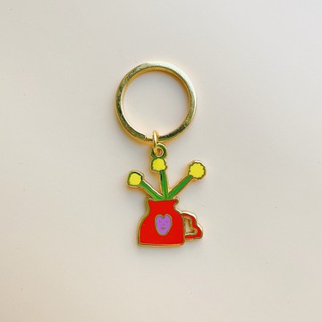 球球花 | 金屬鑰匙圈