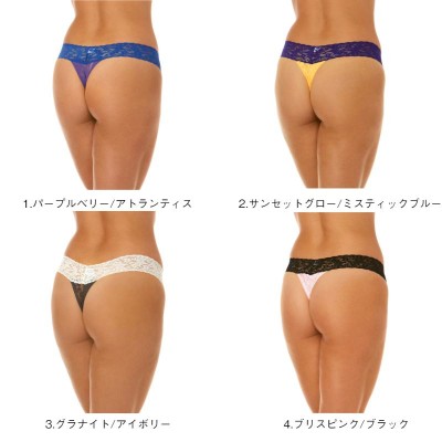 ハンキーパンキー hanky panky カラープレイ ローライズ タンガ