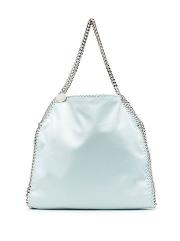 Stella McCartney - Falabella chain tote bag - women - Polyester/Polyurethane/Polyester - One Size - Blue