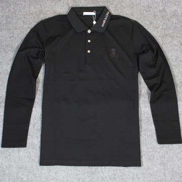 日韓高爾夫男款服裝長袖翻領POLO衫GOLF男士上衣休閑運動時尚韓版