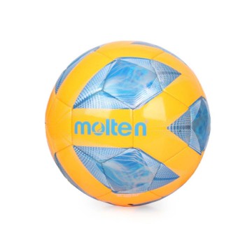 MOLTEN #5合成皮足球-訓練 5號球 F5A2000-OB 橘藍銀