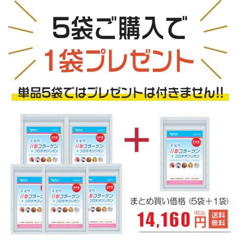 プロテオグリカン サプリ 2型コラーゲン グルコサミン コンドロイチン