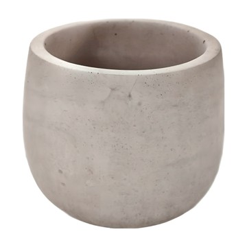 圓底水泥盆  中(10.5 x 9cm)  莫蘭迪紅色  1個