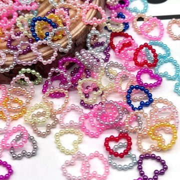 🎀日韓爆款🎀 ABS幻彩異形珍珠美甲飾品人魚流沙填充DIY手工手機殼裝飾品配件