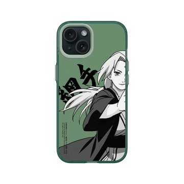 iPhone 15 Clear 憂墨綠 - 火影忍者 Naruto - 角色系列-綱手