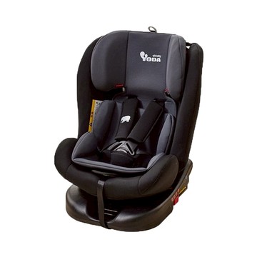 YODA 優的寶貝 ISOFIX 全階段360度汽車安全座椅  最大傾斜141度 360度旋轉 4階段角度調整  時尚黑  45*47*60-80cm  9.5kg  1個