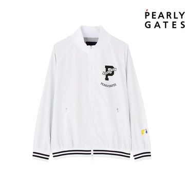 【ṔEARLY GATES】男款白色透氣防水保暖舒適立體剪裁防風外套 JGW60025