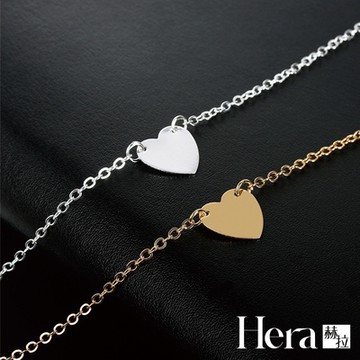 【HERA赫拉】 百搭甜美幸運愛心腳鍊-2色