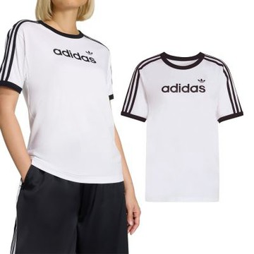 Adidas Linear Tee 女款 白黑色 Logo 三條紋 T恤 運動 休閒 短袖 KC9012