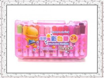 雄獅 水洗 彩色筆 24色 KFW-24A /盒
